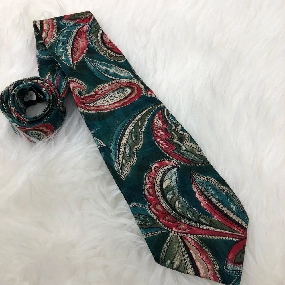 Oscar de la Renta Vintage couture collection designer tie